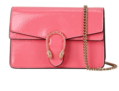 Small Dionysus, £650, Handbags, Pink, Patent Leather, Front view